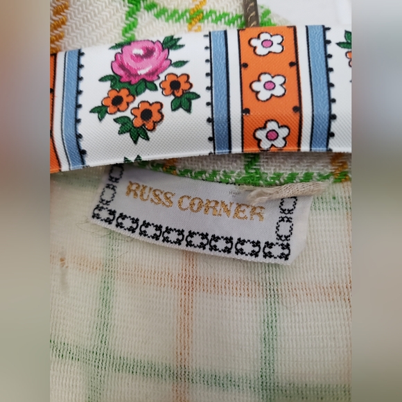 1960s wool blend dress, union made. Size small - Picture 10 of 12